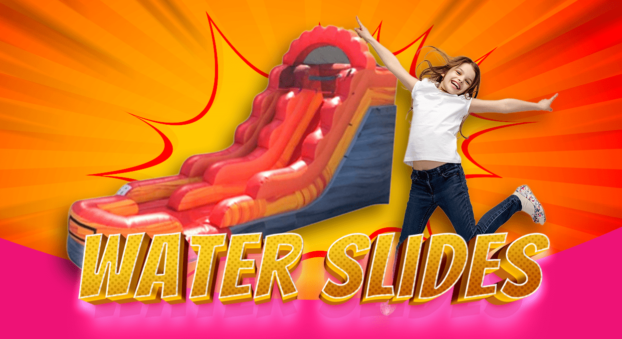 water slide rentals banner icon